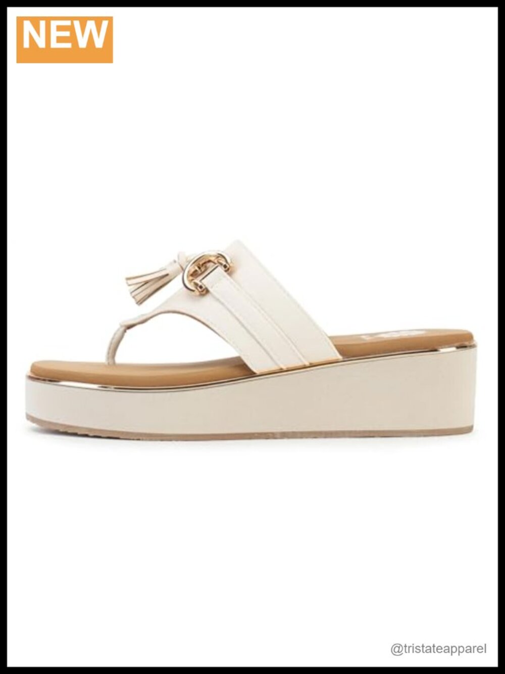 Women's Geri Flatform Sandal Platform Heel Tassel Thong